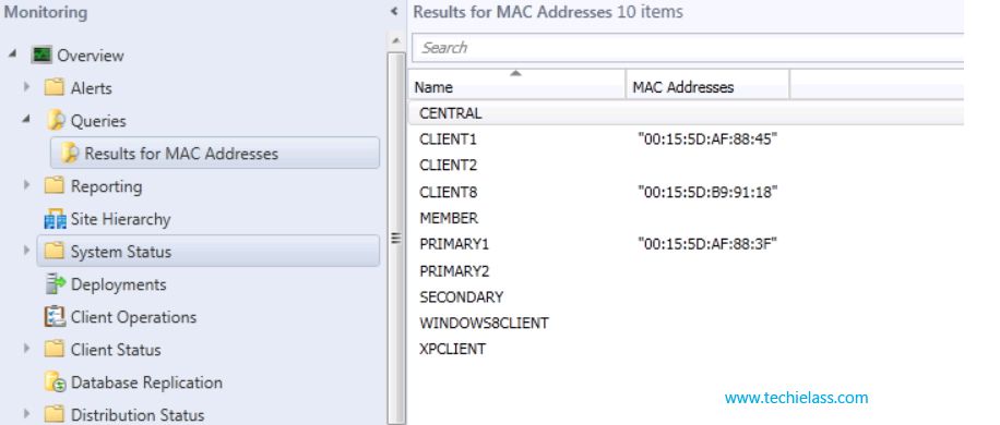 SCCM Query