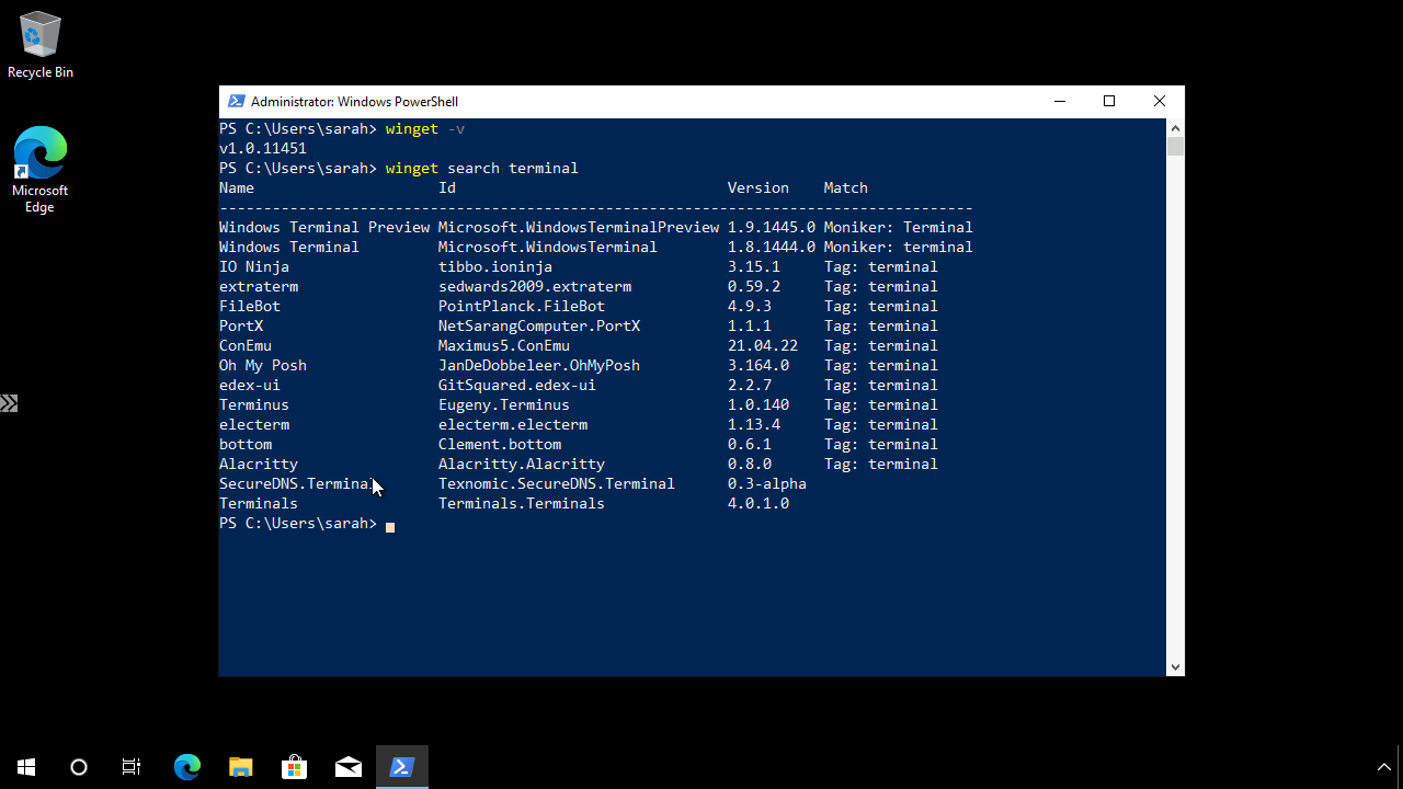 Windows Terminal 1.0 - Windows Command Line