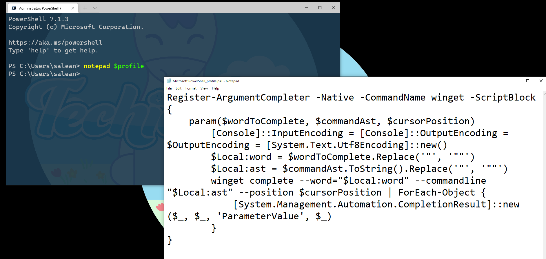 Configure PowerShell profile