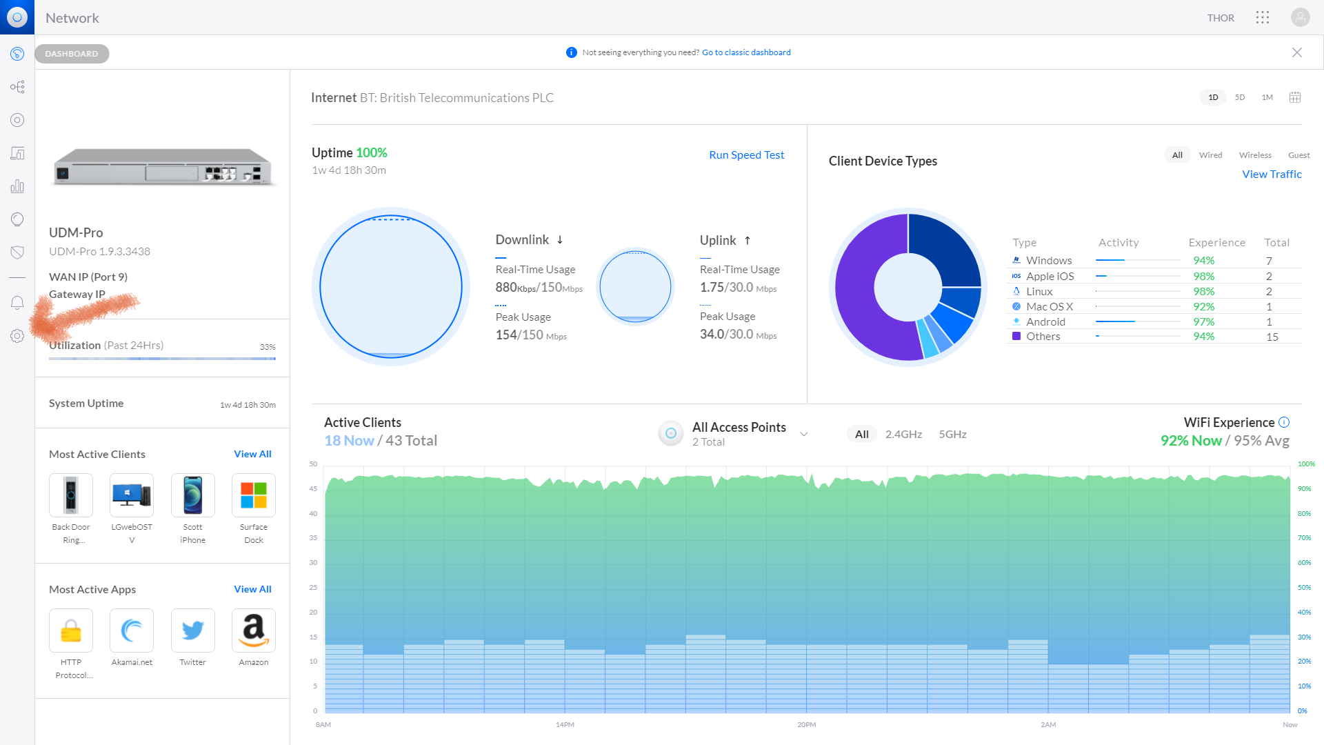 Ubiquiti interface