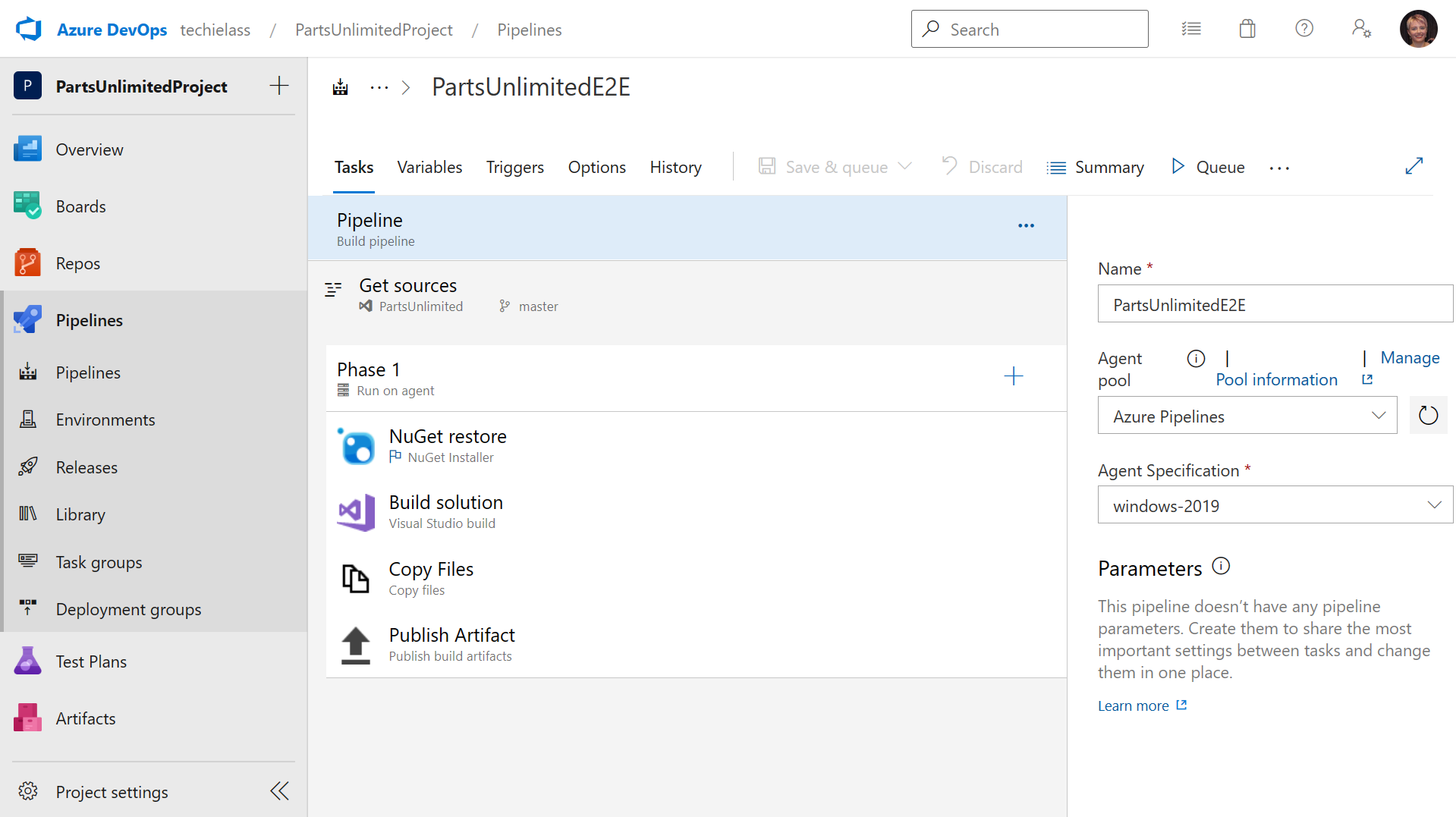 Azure DevOps Classic Editor