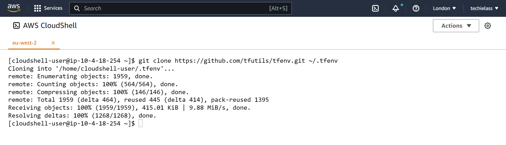 Cloning the Terraform Version Manager