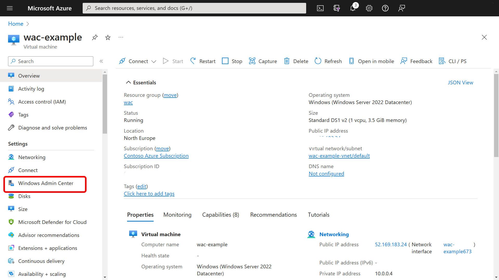 Azure Virtual Machine Blade