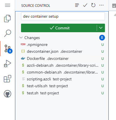 GitHub Codespaces source control sync