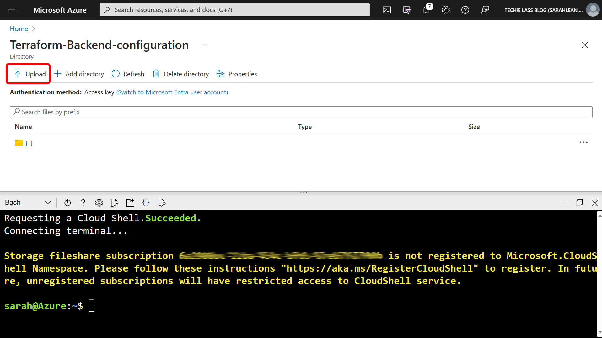 Automating Storage Account and Service Principal Creation with Terraform