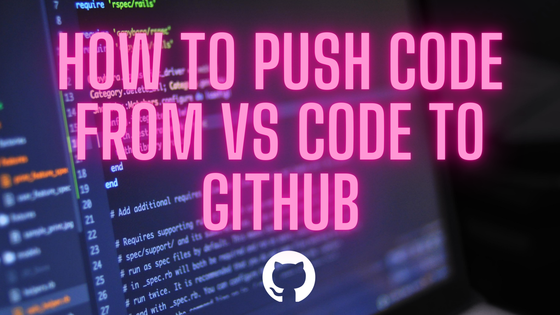 How to push code from VS Code to GitHub