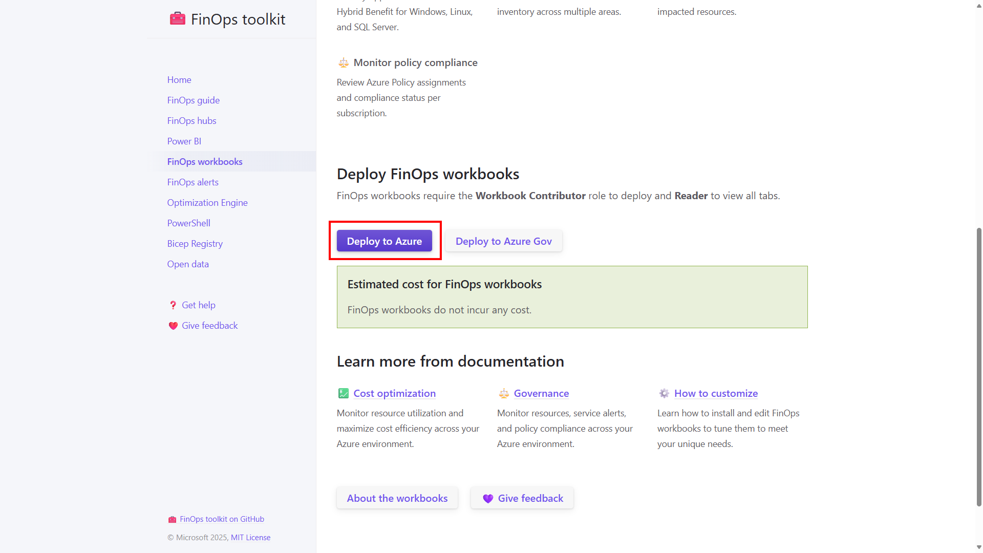 Azure FinOps Toolkit