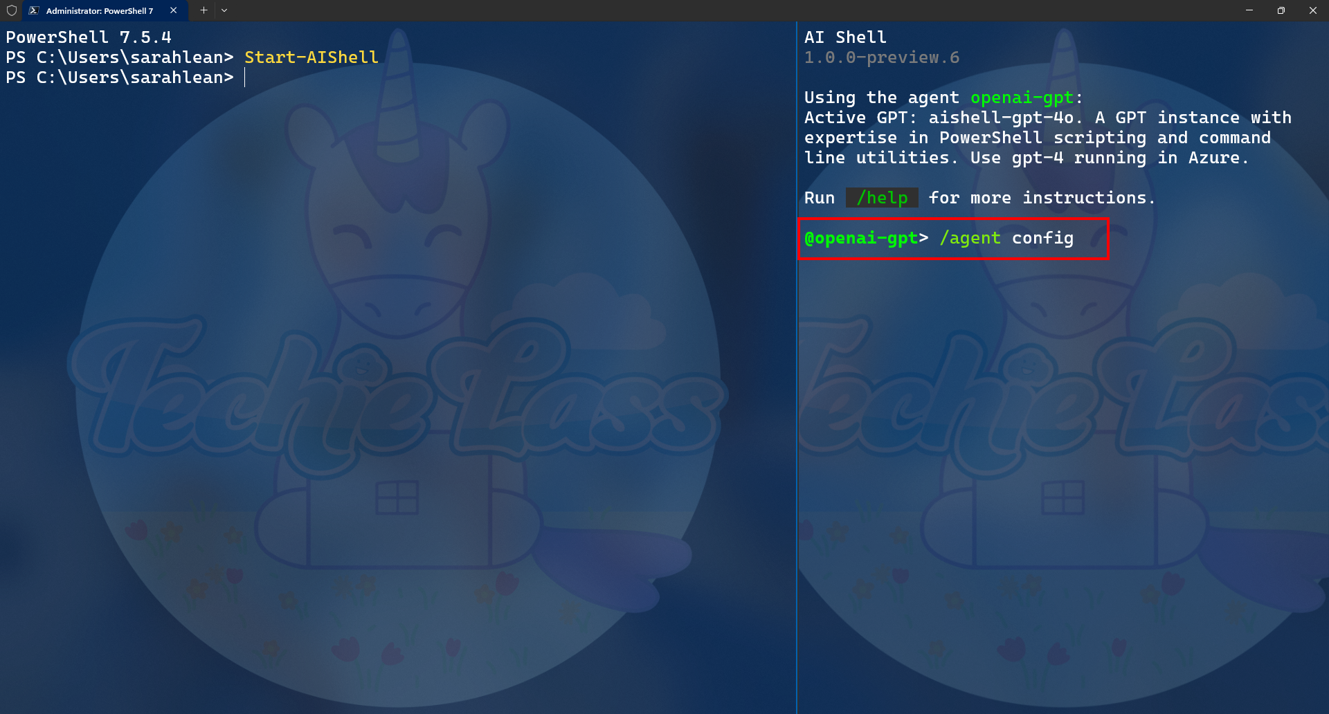 Windows Terminal with AI Shell