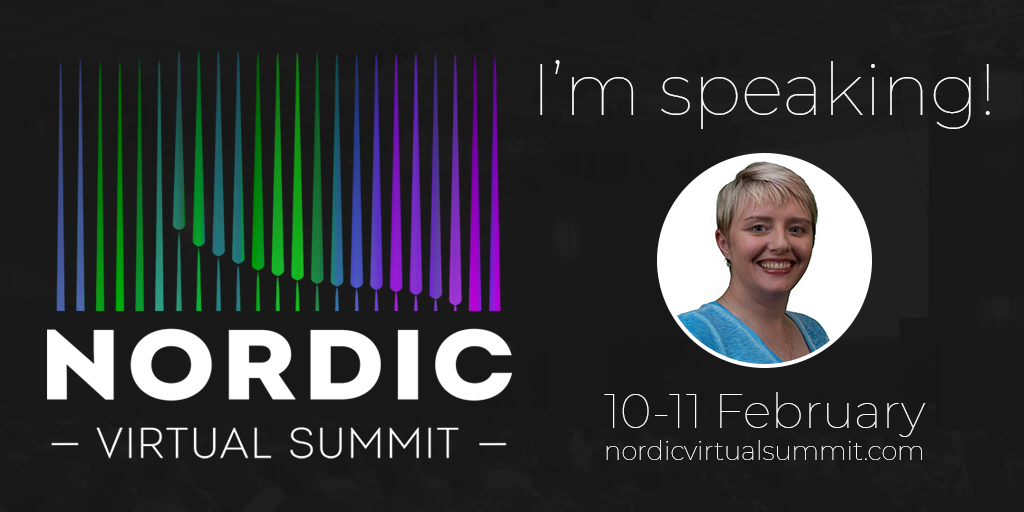 Speaking at Nordic Virtual Summit
