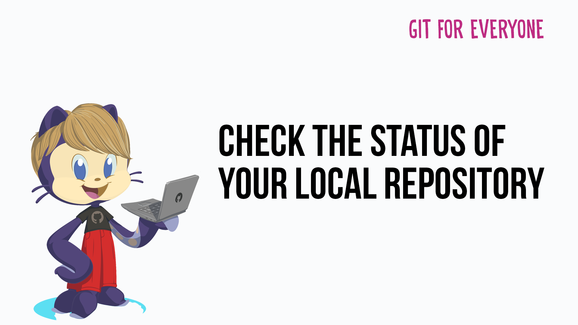 Check the status of your local repository