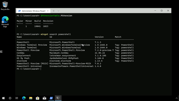 winget powershell winget powershell