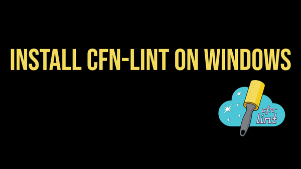 Install cfn-lint on Windows