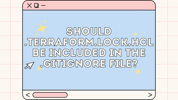 Should .terraform.lock.hcl be included in the .gitignore file?